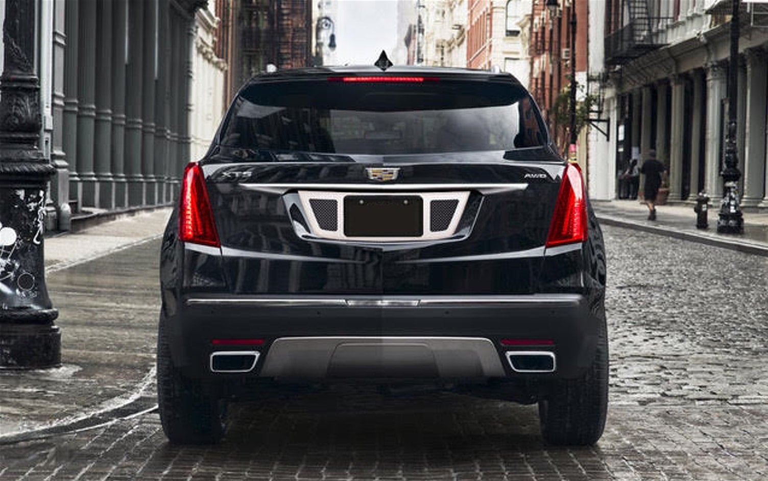 E&G CLASSICS ~ Cadillac XT5 2017 - 2019 Rear License Tag Surrounds