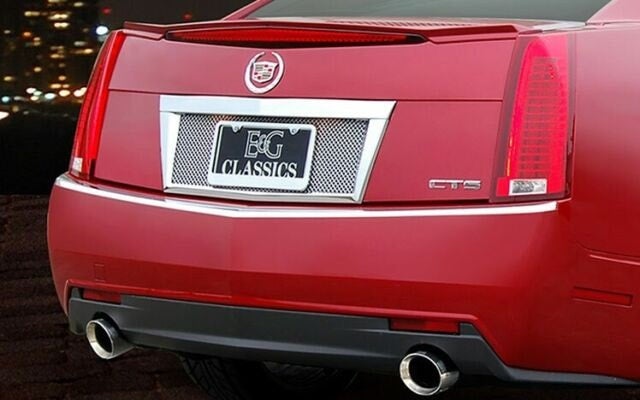 E&G CLASSICS ~ License Bezel Chrome 2011 2012 2013 Cadillac CTS