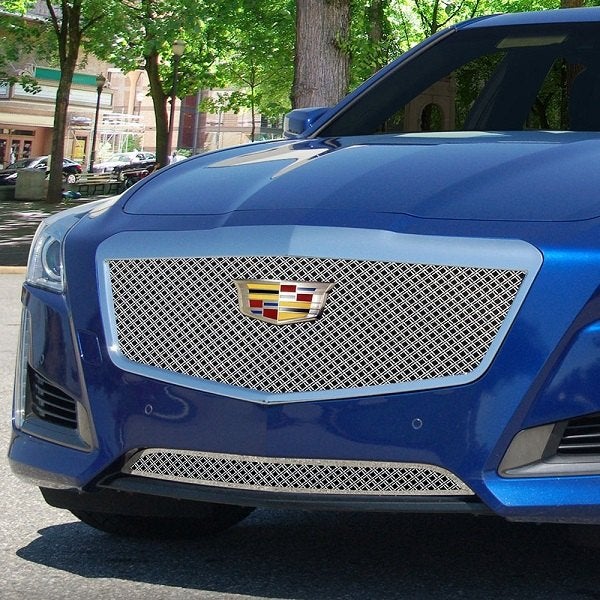 E&G CLASSICS ~ Chrome Diamond Weave Grille 2014 and 2015 - 2019